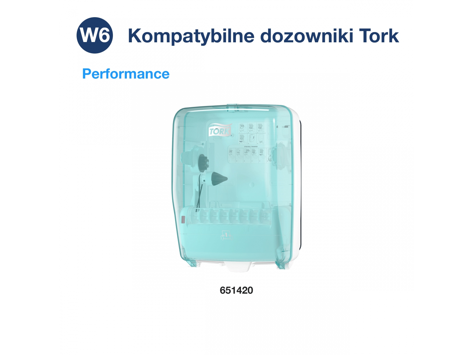 Ręcznik Matic W6 Tork 130008 Standard Blue 250m x6